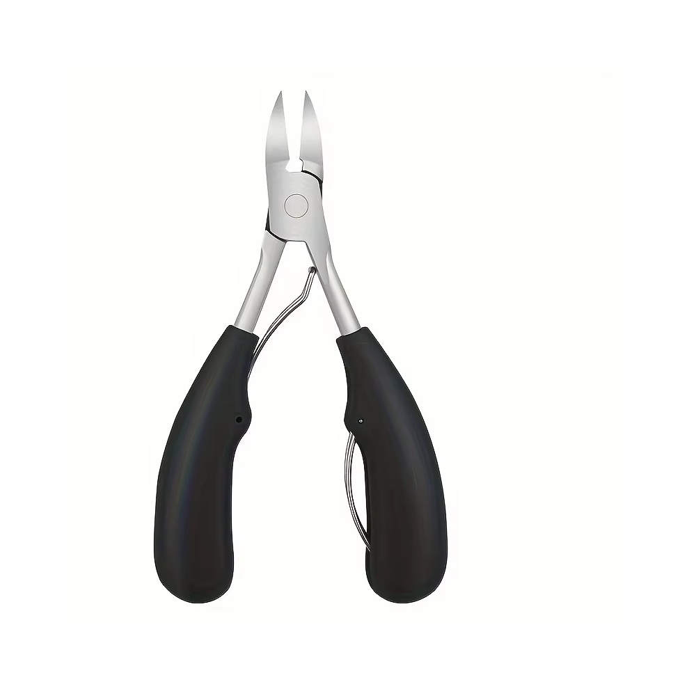 Stoyotu (E) 1Pcs Premium Steel Nail Cutter Trimmer Angled Head Nail Clippers For Seniors - Ergonomic Toenail Clipper For Thick Nails