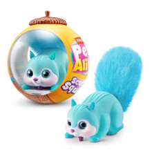 Pets Alive Scurry'n Squirrel (Blue) by ZURU – Interactive Robotic Pet Toy, Moving Squirrel with Realistic Movements and Sounds, Ages 2+, Child Toddl
