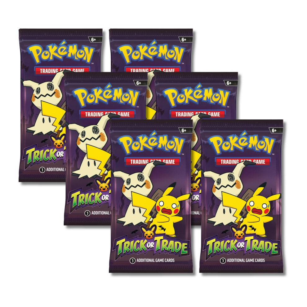 Pokémon Pokemon 2023 Trick Or Trade Mimikyu & Pikachu | 6 Mini Booster Packs
