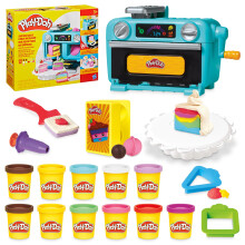 Play-Doh Super Slice Cake Playset, Non-Toxic Modelling Compound Bakery Toy with Cutters & Decorating Tools, Mould & Slice Colourful Creations, Arts &