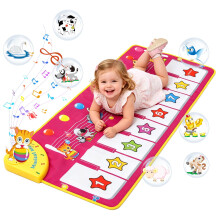 Piano Music Dance Mat, Educational Music Toys for 1-6 Year Old Girls Boys Toddlers Infant Kids Gifts for 2-6 year Old Boys Girls Birthday Present