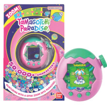 Bandai Tamagotchi Paradise Digital Pet Pink Land Shell | Evolved Electronic Pet Toy With Zooming Worlds | Tamagotchi Paradise Virtual Pets For Kids A