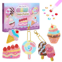 Fullove Gifts for 6 7 8 9 10 Year Old Girls- Toys for 7-12 Year Olds Girls Diamond Arts and Crafts Kits for Kids Birthday Presents Diamond Painting M