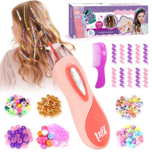 Little Guy 5 6 7 8 9 10 Year Old Girls Gifts: Toys for Girls Age 6-12 Hair Accessories Beads for Braids Birthday Presents Age 7 8 9 DIY Hair Princess