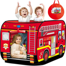 Britik Toys for 3-8 Year Old Kids: Truck Play Tent Pop Up Playhouse Toys for Kids Gifts for 3 4 5 6 7 8 Year Old Boys Girls Toy Presents Foldable Pla