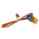 2 Pcs Multi-Function LED Lamp Strobing-Blasting/Flashing/Rotating Light, Yellow & Black 2