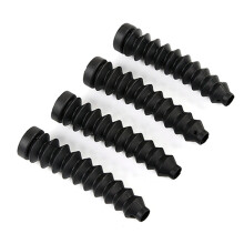 4Pc 8MM Tower Shaped Bellows Damping Dust Cover Kit for 1/5 Hpi Baha Baja & 1set Rear Tail Pulley Kit