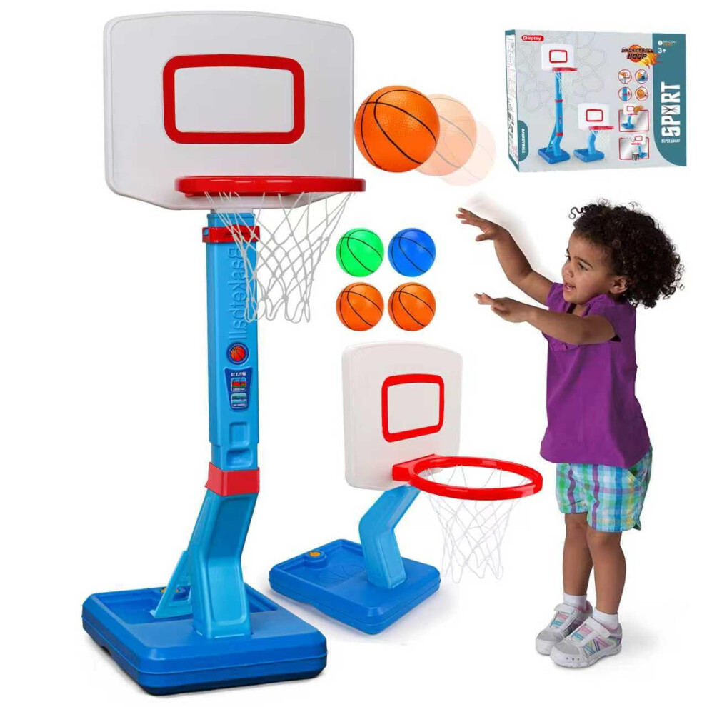 Photos - Basketball Hoop  and Stand for Kids Outdoor Indoor Water Pool Adjustable Basketball hoop Stand, Toddler  with