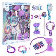 Disney Frozen 2 - Townley Girl Hair Accessories Box|Gift Set for Kids Tweens Girls|Ages 3+ Including Hair Ties & Bows, Mirror, Headband, Brush and Mo