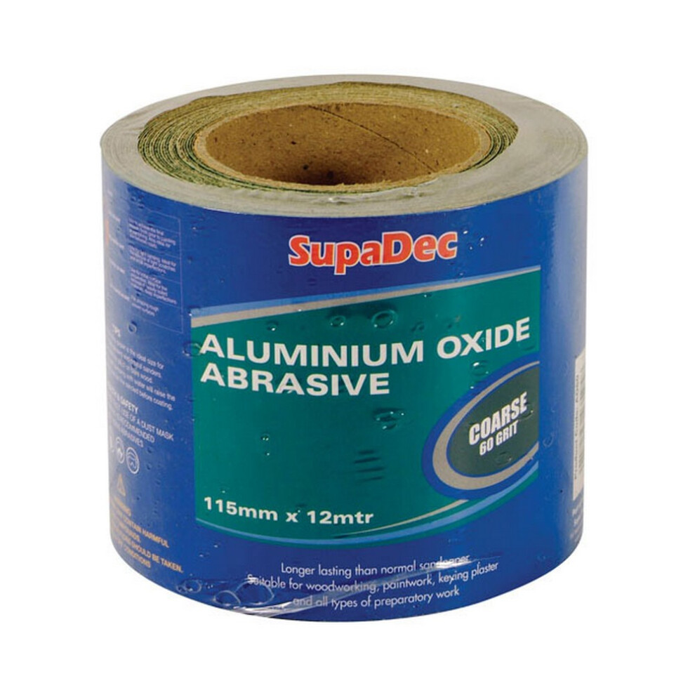 (Medium, May Vary) Supadec Aluminium Oxide Roll 5059444100185