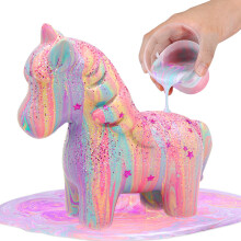 LAOESE Unicorns Paint Pouring Art Kit - DIY Craft for Kids Age 6-12, Arts and Crafts Kit for Girls & Boys, Toys Girls Boy Easter Birthday Gift Ages 4