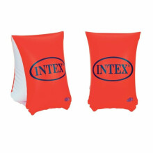 Intex 58641EU - Deluxe Large Swimming Arm Bands age 6 - 12, 30 x 15 cm, Orange