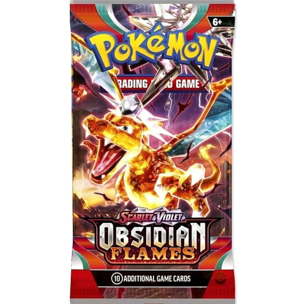 Pokã©Mon Pokemon Scarlet & Violet Obsidian Flames Booster Pack