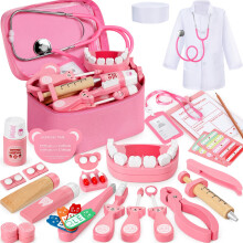 Ophy Doctors Set for Kids, 40-Piece Kids Doctors Sets for 3+ Year Old Boys and Girls Pretend Medical Playset with High simulation Stethoscope Educati