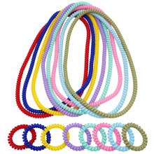 Stretchy Coil Chew Necklaces and Bracelets for Sensory Kids, 16 Pack Teething Bracelets Necklace for Boys and Girls with Autism ADHD SPD, Fidget Toys