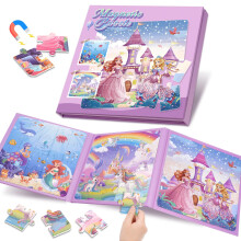 Girls Birthday Presents 3-4-5-6-7 Year Old Girl Gifts: Puzzles Toys for 3 4 5 6 Year Olds Travel Games for Kids Girls Toy Age 4 5 6 7 8 Car Plane Act