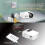 YT100 White  Home Projector Projector Portable  Home Theater Wireless Cell Phone Multi-Function Projector 4