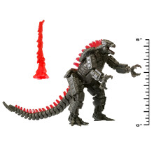 Monsterverse Godzilla vs Kong 6 Inch Collectable MechaGodzilla Articulated Plastic Action Figure Toy with Battle Feature Reveal and Proton Scream Acc