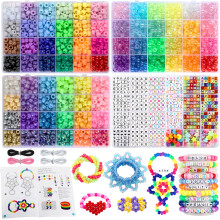 Pony Beads for Bracelets, Funtopia 4026 Pcs 72 Colors Multi-Types Kandi Beads with 10 Kandi Cuff Designs, Friendship Bracelet Making Kit with Assorte