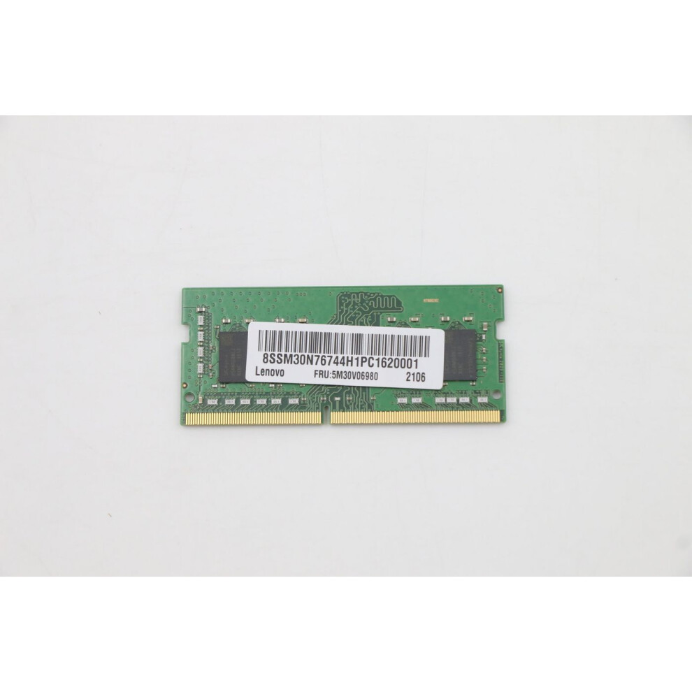 Lenovo Sodimm Memory Module 16Gb Capacity Ddr4 Type 3200Mhz Speed Designed For Laptops Non-Ecc Configuration.
