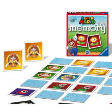 Ravensburger Super Mario Mini Memory Game for Kids Age 3 Years and Up – Matching Pairs Card Game with 48 Picture Cards, Preschool Learning Toy, Fami