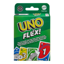Mattel Games UNO Flex, Family Card Game for Kids and Adults for Party Game Night, Use as a Travel Game or Engaging Gift for Kids, 2 to 8 Players, Age