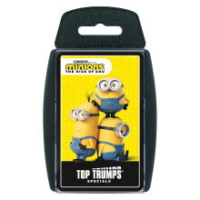 Top Trumps Minions The Rise of Gru Specials Card Game, Play with Otto, Phil, Stuart, young Gru and the Vicious 6, Educational card game for 2 plus pl