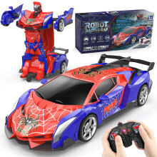 Buoeuik Spider Remote Control Robot Car, Transforming RC Car 1:18 2.4GHz Racing Vehicle Toy for Kids Boys Girls Age 3 4 5 6 7 8 9 10 Years Old Childr