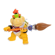 Jakks Pacific The Super Mario Galaxy Movie Bowser Jr. 5" / 12.7cm Action Figure with Paint Brush Accessory, Officially Licensed, 17 Points of Articul