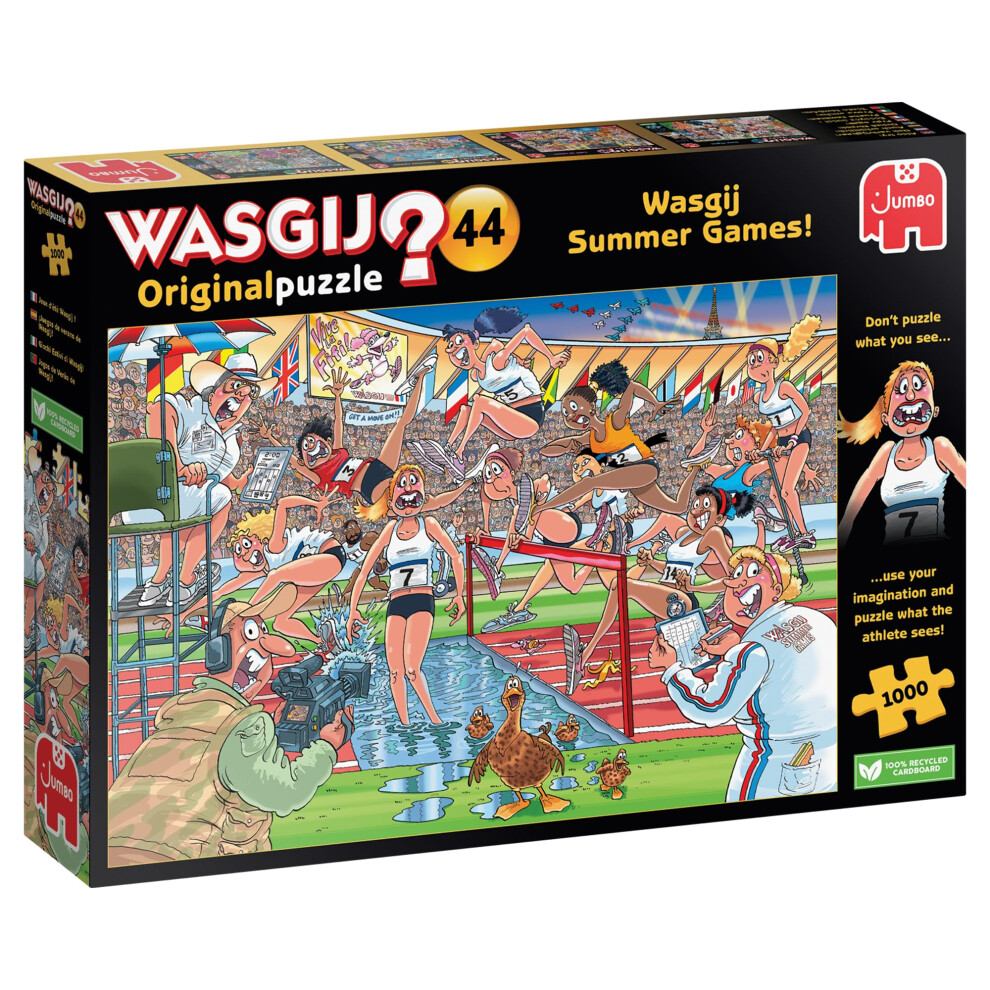 Photos - Jigsaw Puzzle / Mosaic Jumbo Wasgij Original 44 Summer Games, 1000Pc Brainteasing Adults Jigsaw Puzzle,