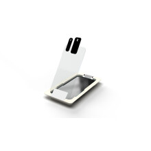 eSTUFF Titan Shield Screen Protector with mounting frame for iPhone 17e/16e/14/13 Pro/13 - Clear
