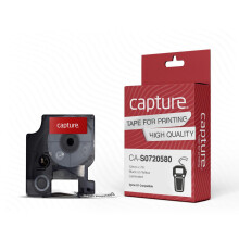 Capture 12 mm x 7 m fekete-sárga szalag, CA-S0720580