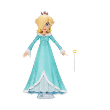 Jakks Pacific The Super Mario Galaxy Movie Rosalina 5" / 12.7cm Action Figure with Star Wand Accessory, Officially Licensed, 10 Points of Articulatio