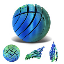 Morphslime Ball, 3D Printed Morphslime Sphere Stress Relief Ball Fidget Toys, Impossible Liquid-Like Balls Sensory Fidget Desk Toy for Office & Home,