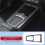 Car Interior Central Control Gear Shift Panel Trim Sticker for - GLA EQA GLB EQB Without Mouse Version 3