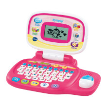 VTech Pre School Laptop Interactive Educational Kids Computer Toy with 30 Activities Suitable for Children 3, 4, 5+ Year Olds Boys & Girls, Pink,Engl