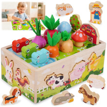 KMTJT Toddlers Montessori Wooden Toys for 1 Year Old: Baby Toys 12-18 Months | 1st One First Birthday Gifts for 1 2 3 Year Old Girls Boys | Education