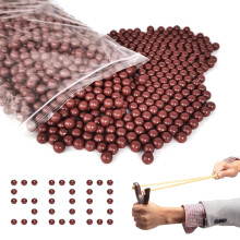 Pack of 500 Biodegradable Slingshot Ammo, 9 mm Slingshot Balls, Slingshot Ammunition, Mud Balls for Slingshots, Hard Clay Balls