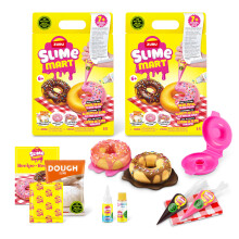 Slime Mart Small Bag (2PK) by ZURU for Making Donuts, Compound Slime Toy, Arts & Crafts for Kids and Kidults, Soft Slime Making Kit for Girls Ages 6