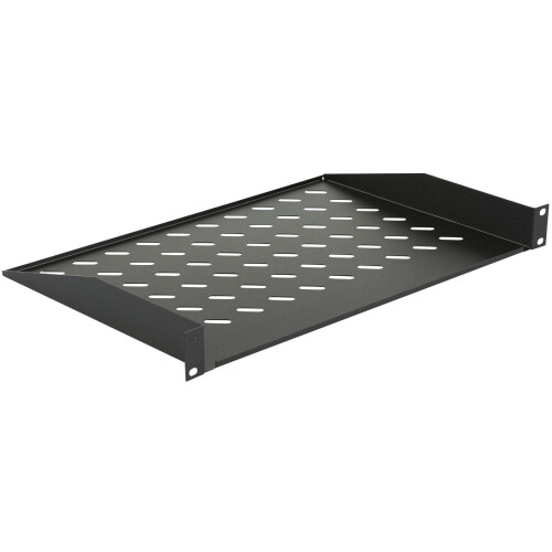 Lanview by Logon 1U 19" D=300mm RACK MOUNT SHELF BLACK