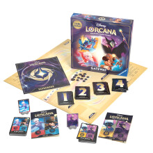 Ravensburger Disney Lorcana Gateway Trading Card Game, Learn to Play 2 Player Starter Set for Kids and Adults, 2 Starting Decks, 4 Reward Packs, Ages