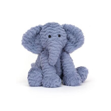 Jellycat Fuddlewuddle Elephant Medium - L: 8 cm x l: 13 cm x h: 23 cm
