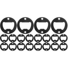 20Pcs Black Iron Bottle Opener Kit DIY Tool Accessories for Home Bar
