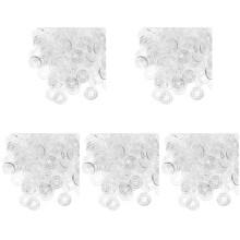 1000Pcs Clear Glass Table Top Bumpers Non-Slip Cabinet Cushion Dots