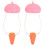 2Pcs Ceramic Mushroom Watering Spikes Automatic Plant Tool 1