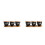 2Sets Multi-Function Black Ceramic Spice Storage Box with Cover Spoon 1