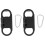 2Pièces Porte-Clés Chargeur Téléphone Noir, Style Moderne 1