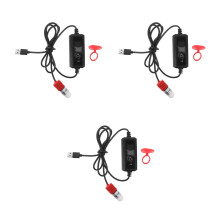 3Pcs Multi-Color Betta Fish Heater USB Mini Aquarium Heater Adjustable