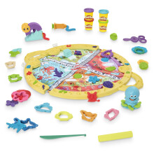 Play-Doh Fold and Go Playmat Starter Playset for Toddlers, Non-Toxic Modelling Compound Set, Creative Toys for 3+ Year Old Kids