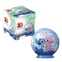 Ravensburger Disney Stitch and Friends 54 Piece 3D Puzzle Ball for Kids, No Glue Required, Includes Stand, Ages 6 Years and Up